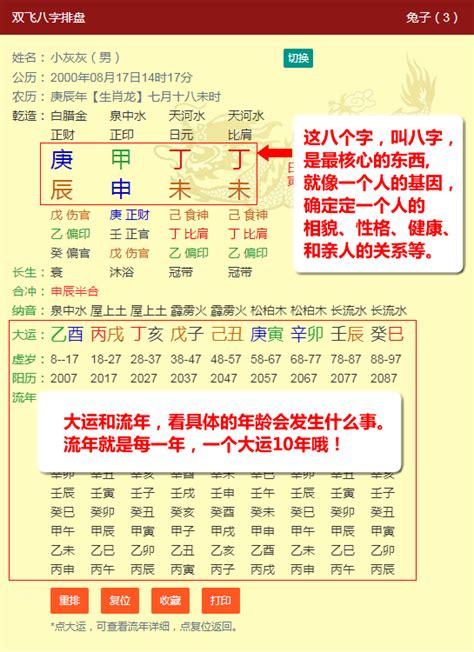 八字排版|八字算命器